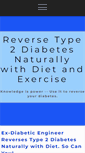 Mobile Screenshot of deathtodiabetes.com