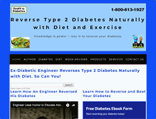 Tablet Screenshot of deathtodiabetes.com
